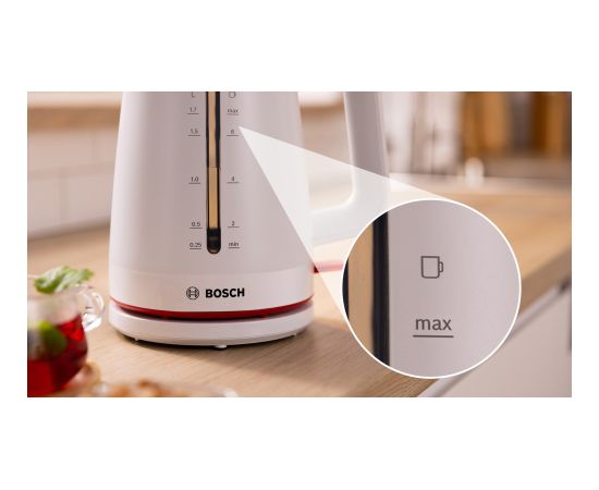Bosch TWK3M121 MyMoment 2400 W electric kettle, white Чайники (электрические)