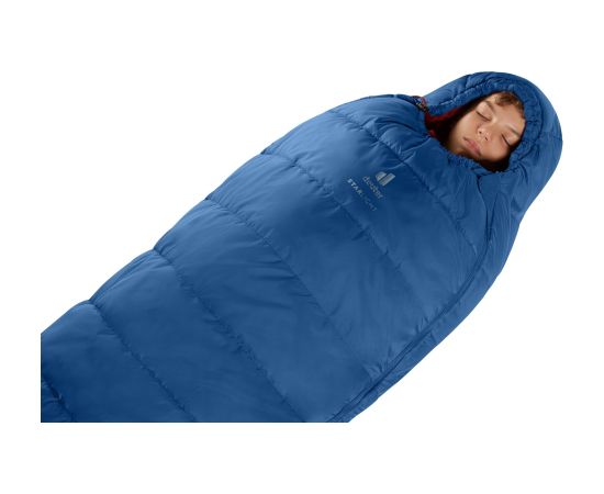 Śpiwór dziecięcy Deuter Starlight (130-170 cm) - nightblue/redwood Спальные мешки