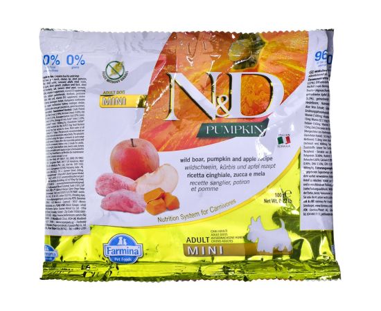 FARMINA N&D Pumpkin Boar&Apple Adult Mini - dry dog food - 100 g Suņu barība