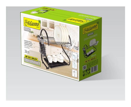 Suszarka do naczyń 38cm MR-1025-38-BLACK MAESTRO Skuvekļu papildpiederumi