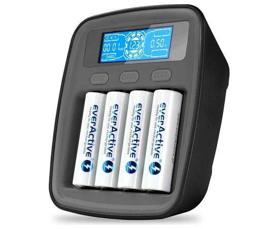 Battery charger Ni-MH USB-C everActive NC1000MV2 Bateriju lādētāji