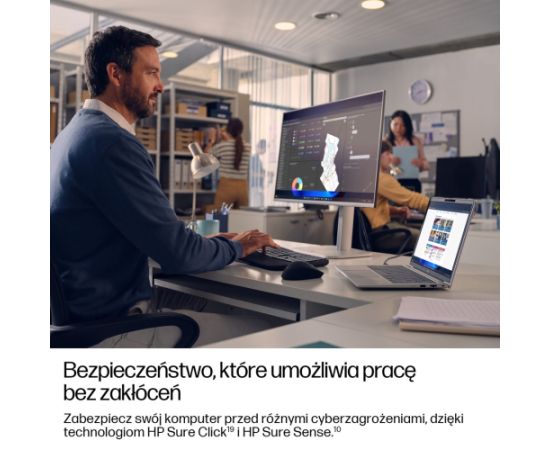 HP EliteBook 6 G1a Ryzen AI 5 340 14.0"WUXGA IPS 300nits AG 16GB DDR5 5600 SSD512 5MP+IR Radeon 840M W11Pro Pike Silver aluminium 3Y OnSite Portatīvie datori