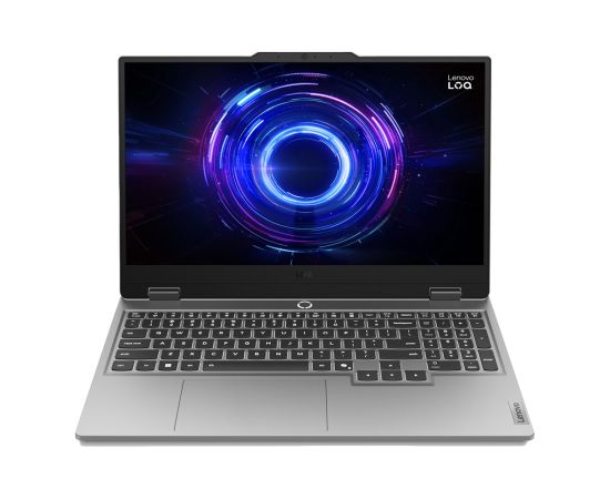 Lenovo LOQ 15IRX10 i5-13450HX 15.6" FHD IPS 300nits AG 144Hz 16GB DDR5 4800 SSD512 GeForce RTX 5050 8GB 60Wh NoOS Luna Grey Portatīvie datori
