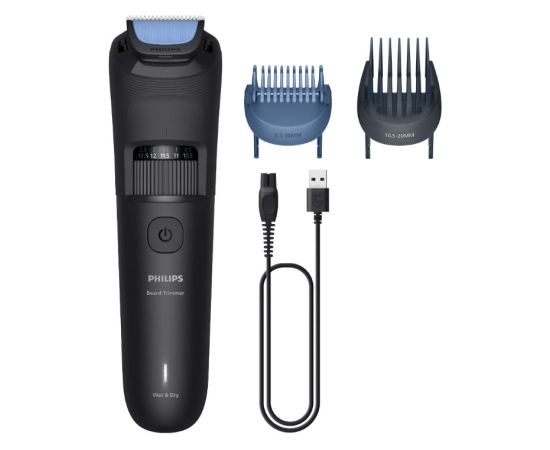 Philips Beard Trimmer 3000 Series BT3620/15 Beard grooming with rounded tip blades Волосы, борода, триммеры для тела