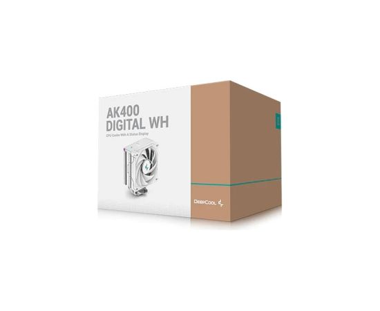 Chłodzenie DeepCool AK400 DIGITAL SE WH Procesoru dzesēšana