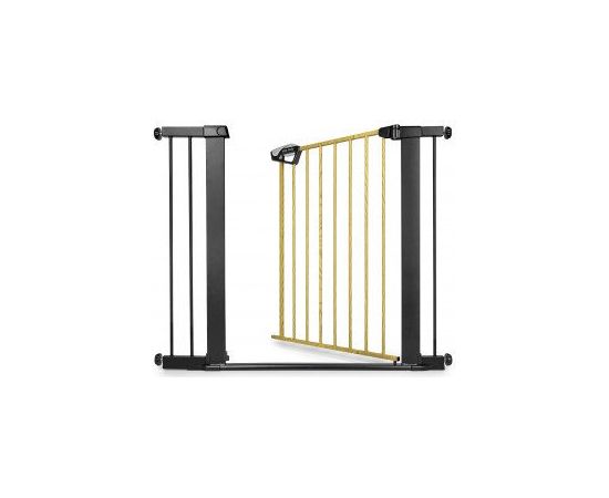 Milly Mally Bramka zabezpieczająca Barierka na schody z rozszerzeniami Guardy 104 Black Natural