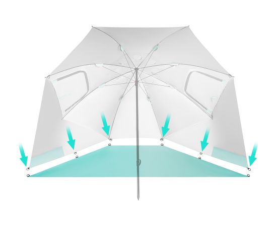 NC17114 LIETUSSARGS/PLUDMALES EKRĀNS 2IN1 XXL 240 CM ZAĻŠ NILS Jaunumi - Sports