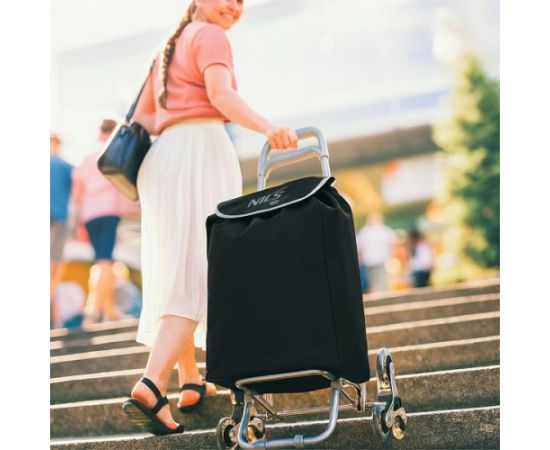 Nils Camp NC17206 IEPIRKUMU RATI 40L MELNI NLS CAMP Ceļojumu somas un čemodāni