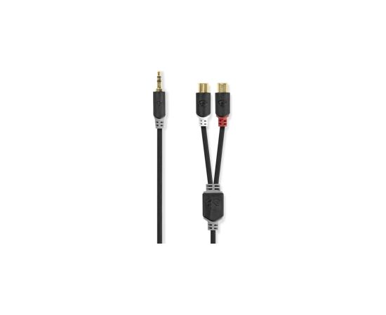 Adapteris Nedis 3.5mm M - 2x RCA F 0.2m Проводa
