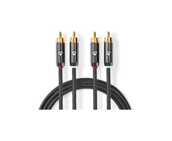 Kabelis Nedis 2x RCA - 2x RCA 5m Проводa