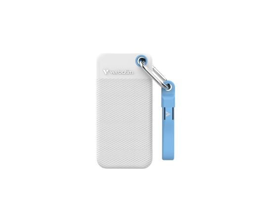 Ārējais SSD Verbatim Pocket White 1TB USB-C Ārējie cietie diski HDD SSD Ārējais SSD Verbatim Pocket White 1TB USB-C Ārējie cietie diski HDD SSD