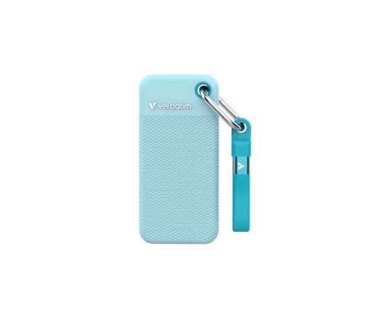 Ārējais SSD Verbatim Pocket Pollar Blue 1TB USB-C Ārējie cietie diski HDD SSD Ārējais SSD Verbatim Pocket Pollar Blue 1TB USB-C Ārējie cietie diski HDD SSD