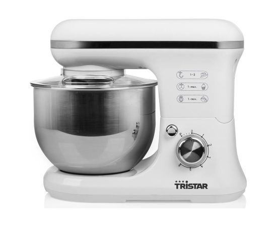 Tristar Kitchen Machine MX-4817 1200 W Number of speeds 6 Bowl capacity 5 L White Virtuves kombaini