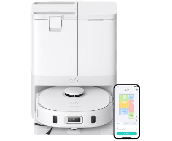 Anker Eufy Robot Vacuum Cleaner X10 Pro Omni Wet&Dry 5200 mAh Dust capacity 2.5 L 8000 Pa White Пылесосы - Роботы