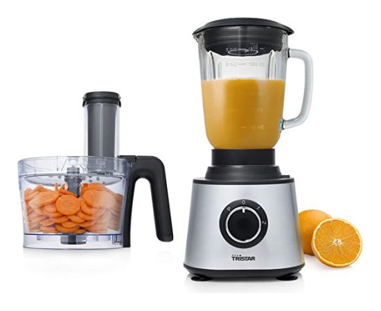 Tristar Food Processor MX-4823 600 W Number of speeds 2 Bowl capacity 1.5 L Silver Virtuves kombaini
