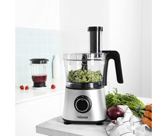 Tristar Food Processor MX-4823 600 W Number of speeds 2 Bowl capacity 1.5 L Silver Virtuves kombaini