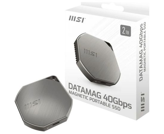 MSI DATAMAG 40Gbps 2TB External SSD Drive (S78-440Q0R0-P83)