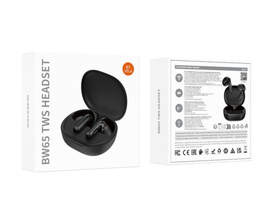 Беспроводные наушники Borofone BW65 черные Наушники