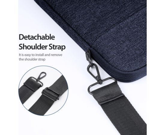 Laptop bag Dux Ducis LBJB 13-13.9" navy blue Somas portatīvajiem datoriem