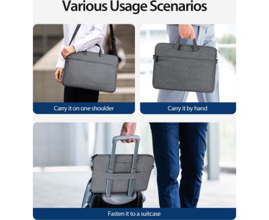 Laptop bag Dux Ducis LBJB 13-13.9" black Somas portatīvajiem datoriem