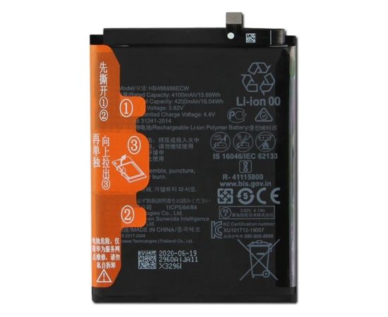 Battery Huawei P30 Pro/Mate 20 Pro 4100mAh HB486486ECW OEM Akumulatori