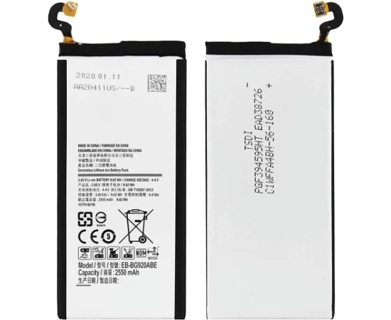 Аккумулятор Samsung G920F S6 2550mAh EB-BG920BBE OEM Aккумуляторы