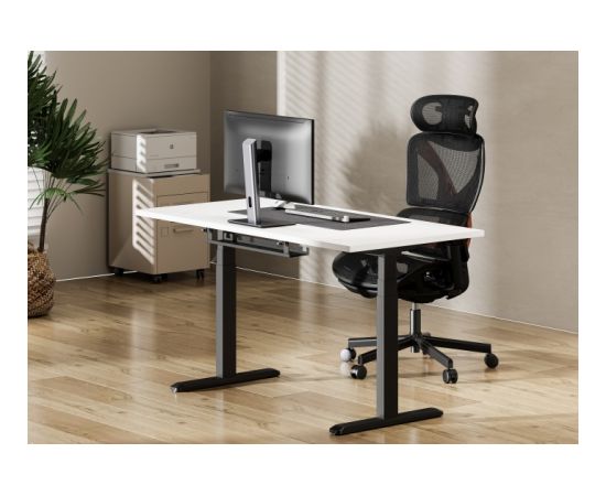 Регулируемый по высоте стол Up Up Thor Black, Table top M White Регулируемый по высоте стол Up Up Thor Black, Table top M White