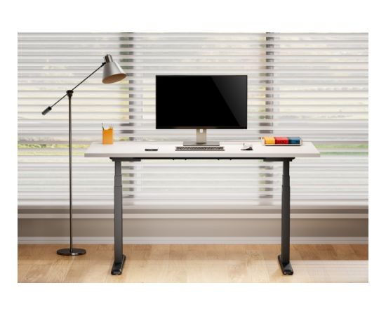 Регулируемый по высоте стол Up Up Thor Black, Table top M White Регулируемый по высоте стол Up Up Thor Black, Table top M White