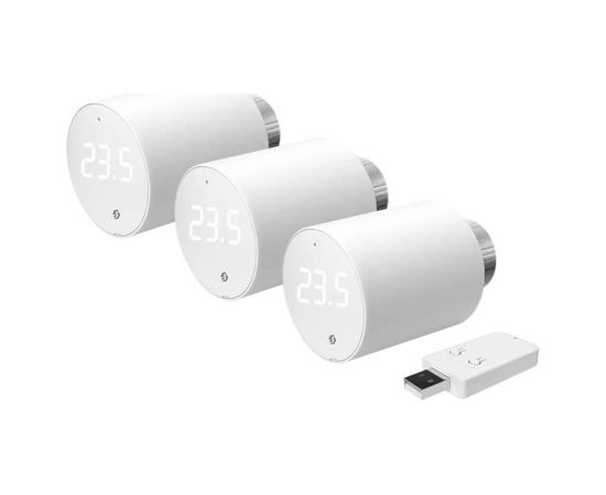 Shelly BLU TRV Thermostatic head, WiFi/Bluetooth (3 pieces with control unit) Viedie slēdži