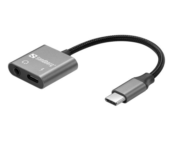 Sandberg 136-67 USB-C Audio Adapter PD65W Проводa