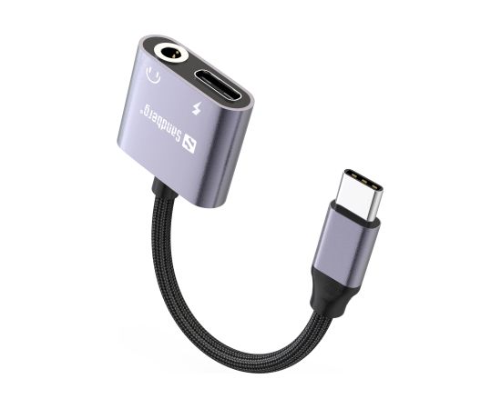 Sandberg 136-67 USB-C Audio Adapter PD65W Проводa