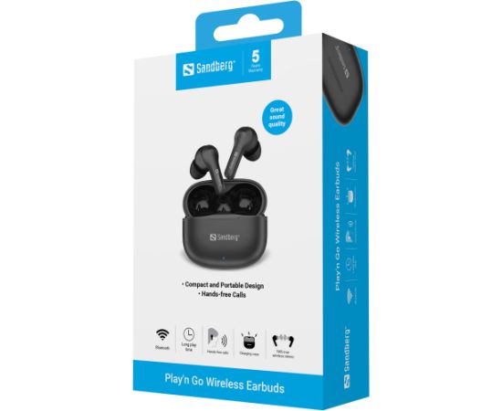Sandberg 126-51 Playn Go Wireless Earbuds Austiņas