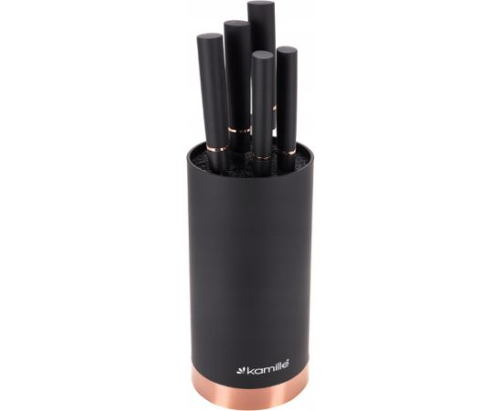 Nažu komplekts ar statīvu, 6 gab., 7625, Kamille Naži