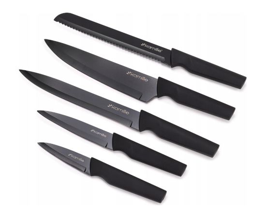 Nažu komplekts ar statīvu, 6 gab., 7615, Kamille Naži