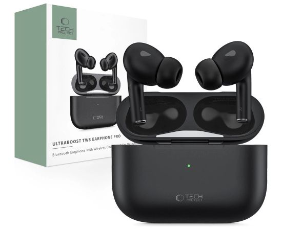 Беспроводные TWS-наушники Tech-Protect UltraBoost Pro - черный Наушники