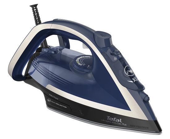 Tefal Ultragliss+ Anti-limescale FV6846E1, steam iron (blue/white) Gludekļi un sistēmas