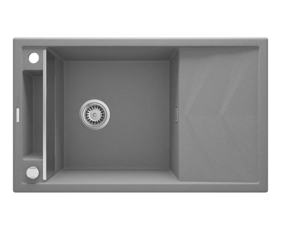 Deante 1-bowl magnetic granite sink with drainer Virtuves izlietnes