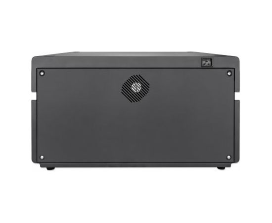 Manhattan iPad to 11" 20-bay Charging Cabinet Desktop via USB-C, Also other tablets and smartphones (with device to USB-C cable), Bays 264x22x235mm, Device charging cables not included (suggest USB-C cable code 356213), Cart, Lockable, EU/UK power cords Зарядные устройства