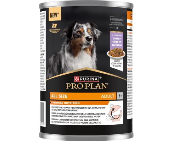 PURINA Pro Plan Everyday nutrition All size Adult Turkey in jelly - wet dog food - 400g Suņu barība