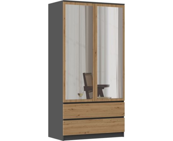 Top E Shop Topeshop SZAFA MALWA AN/AR L bedroom wardrobe/closet 5 shelves 2 door(s) Skapji
