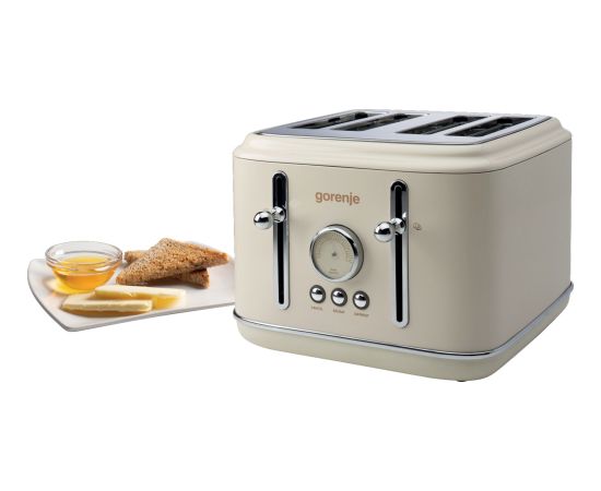 Gorenje T2300CLIN 7 4 slice(s) 1150 W Beige Tosteri