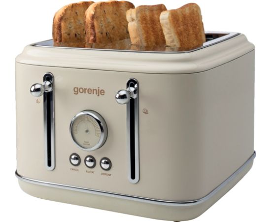 Gorenje T2300CLIN 7 4 slice(s) 1150 W Beige Tosteri