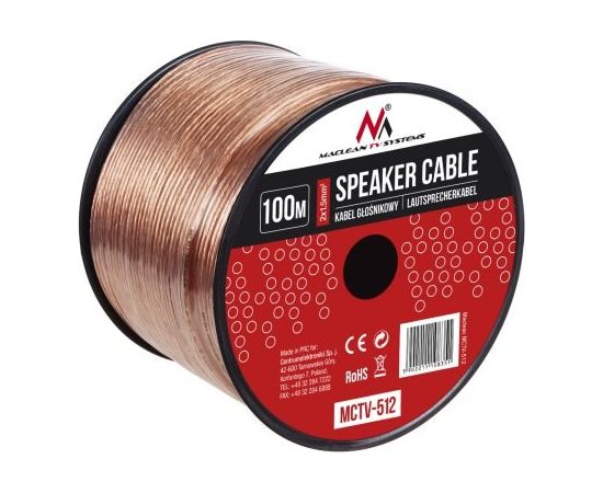 Maclean MCTV-512 audio cable 100 m Copper Проводa
