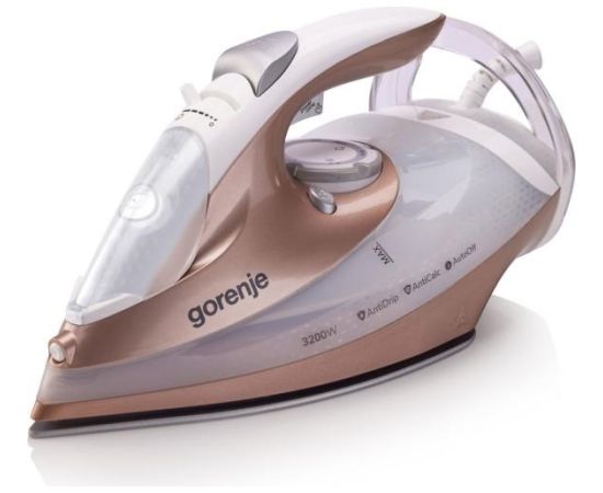 Steam iron Gorenje SIH3200WR 3200 W Gold Gludekļi un sistēmas