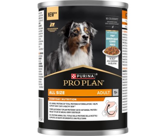 PURINA Pro Plan Everyday nutrition All size Adult Fish in jelly - wet dog food - 400g Suņu barība