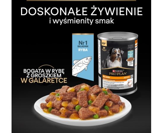 PURINA Pro Plan Everyday nutrition All size Adult Fish in jelly - wet dog food - 400g Suņu barība