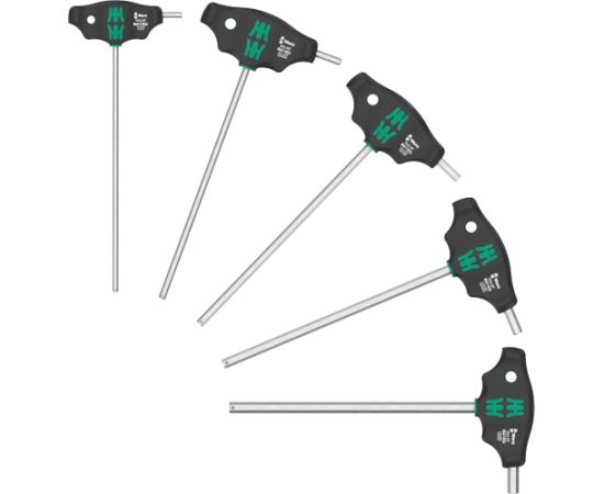 Skrūvgriežu komplekts Wera WE05136070001; Hex-Plus; 5 gab. Skrūvgrieži