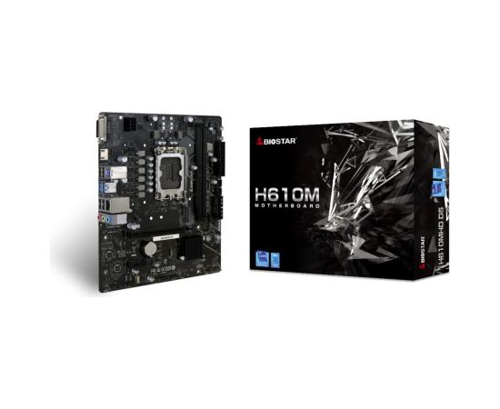 MB H610 S1700 MATX/H610MHD D5 BIOSTAR Mātes plates