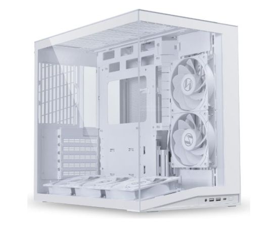 Case LIAN LI O11D MINI V2 Flow Micro Colour White G99.O11DMIV2FW.00 Datoru korpusi