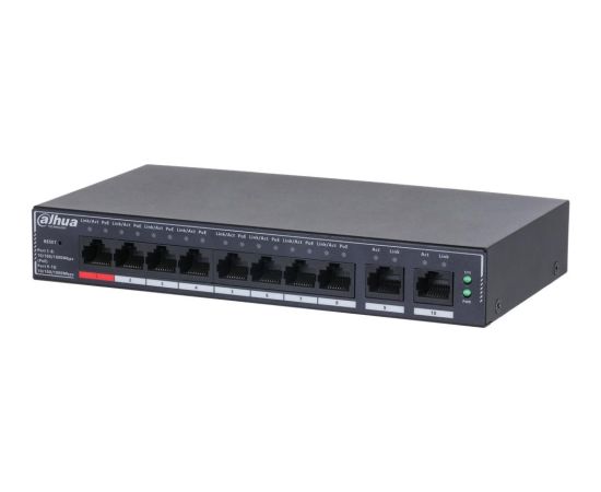 Switch DAHUA DH-SG4010P Type L2 PoE ports 8 110 Watts SG4010P Коммутаторы (Switch)